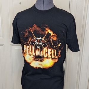 WWE Shirt Men’s S Size  Black Short Sleeve Hell In A Cell .